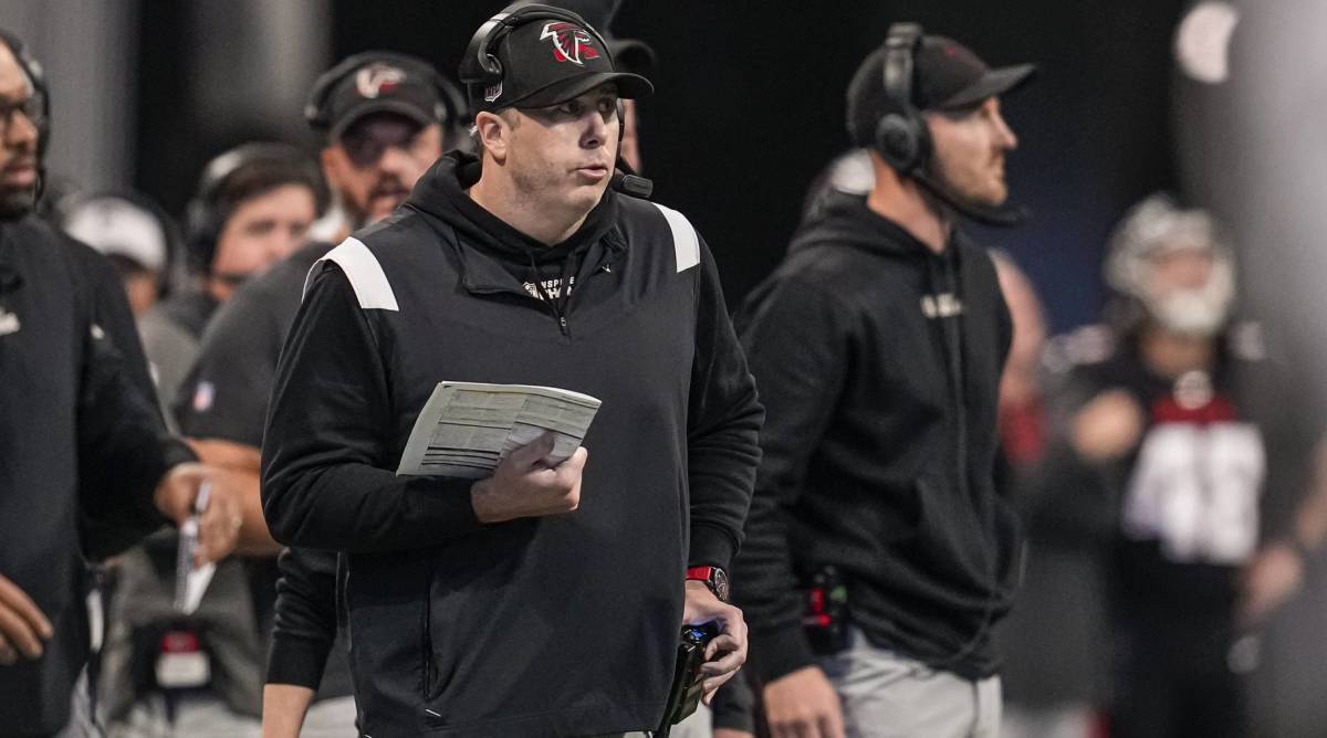Falcons head coach Arthur Smith